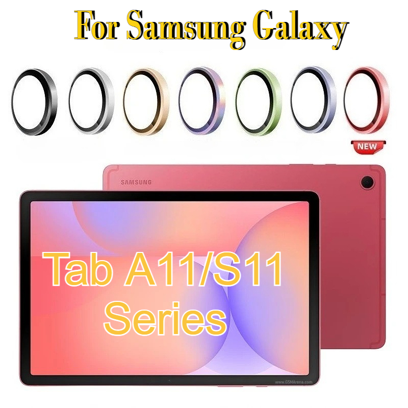 Tablet Accessories For Samsung - 1 ชุดแหวนโลหะตัวป้องกันเลนส์กล้อง HD ฟิล์มสำหรับซัมซุง กาแลคซี่ แท็บ