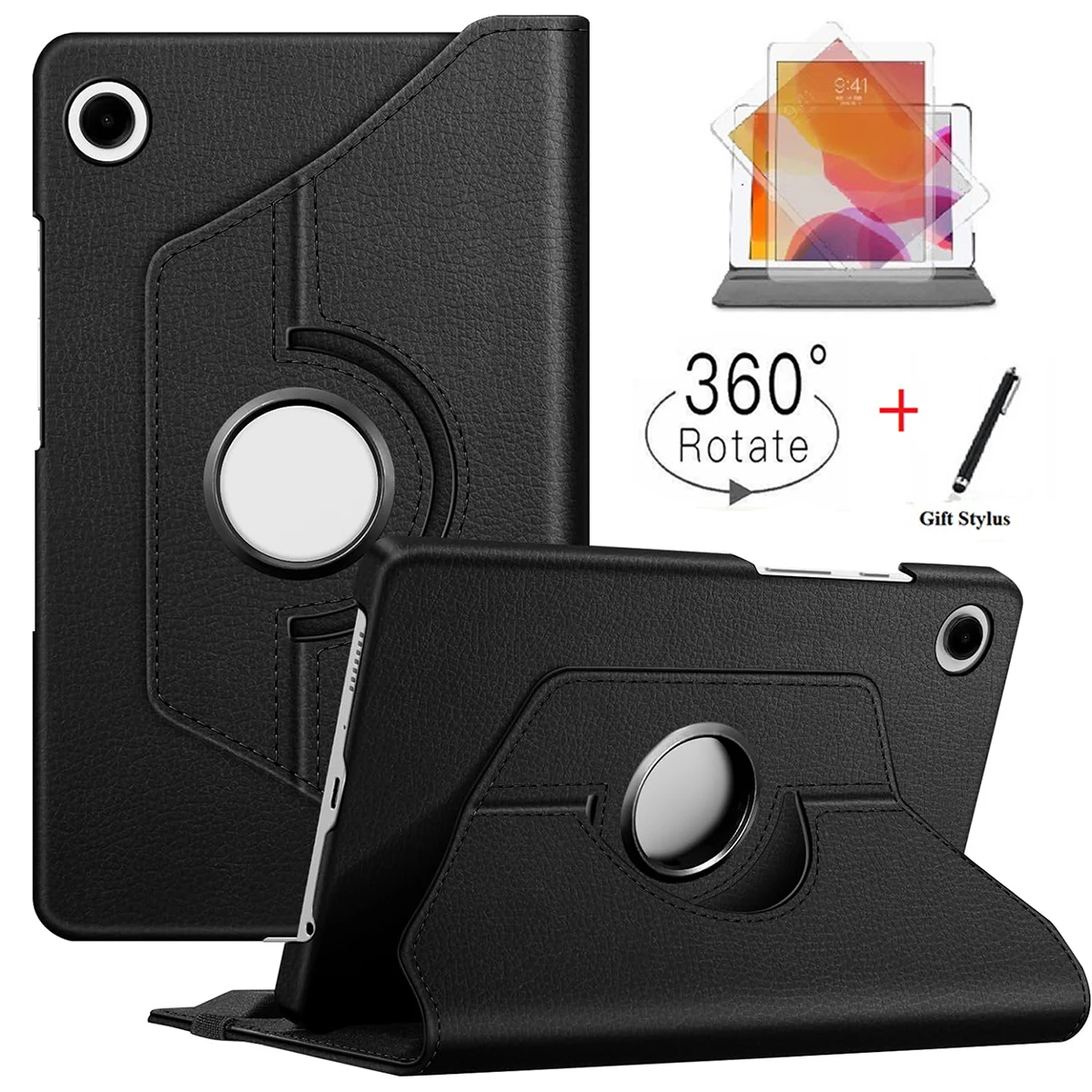 Remarkable Tablet Accessories - เคสหมุนได้สำหรับ Samsung Galaxy 2023 Tab A9
