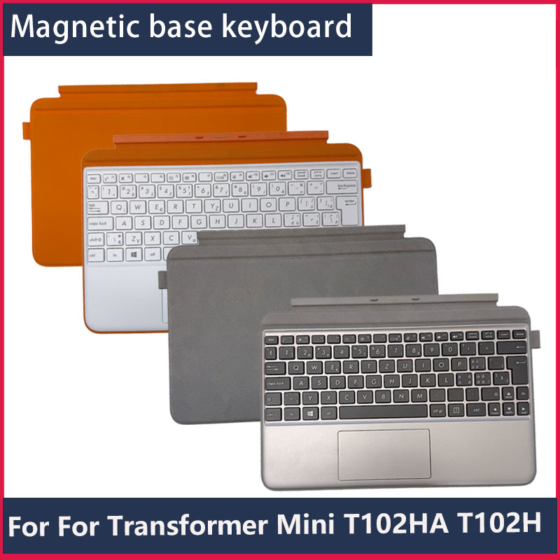 Top Tablet Accessories - สำหรับทรานส์ฟอร์เมอร์ มินิ T102Ha T102H ฐานแม่เหล็กอุปกรณ์เสริมคีย์บอร์ดอะไหล่แท็บเล็ตคีย์บอร์ด