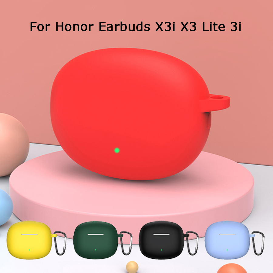Honor Tablet Accessories - เคสป้องกันซิลิโคนสำหรับหูฟังเอียร์บัด Huawei Honor X3i X3 Lite