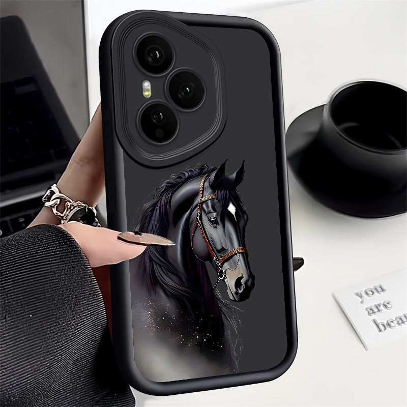 Honor Tablet Accessories - เคสโทรศัพท์ลายม้าสุดสร้างสรรค์ สำหรับ Honor 400 200 Pro