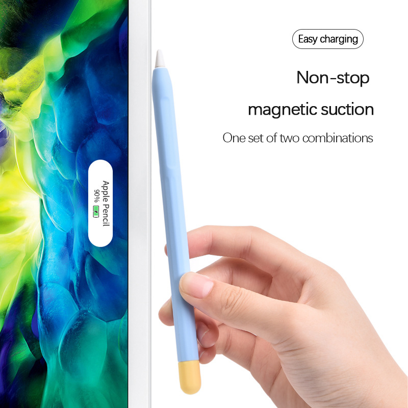 Iphone Tablet Accessories - ซิลิโคนแท็บเล็ตเคสใส่ดินสอกันกระแทกกันลื่นสไตลัสสีสันสดใสกันน้ำสำหรับแอปเปิ้ลโปร/2 3