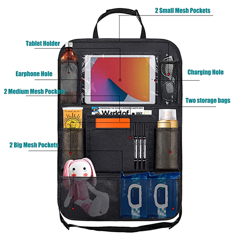 1 PC รถ Backseat Organizer พร้ - Tablet Cover Accessories บทวิจารณ์และราคา