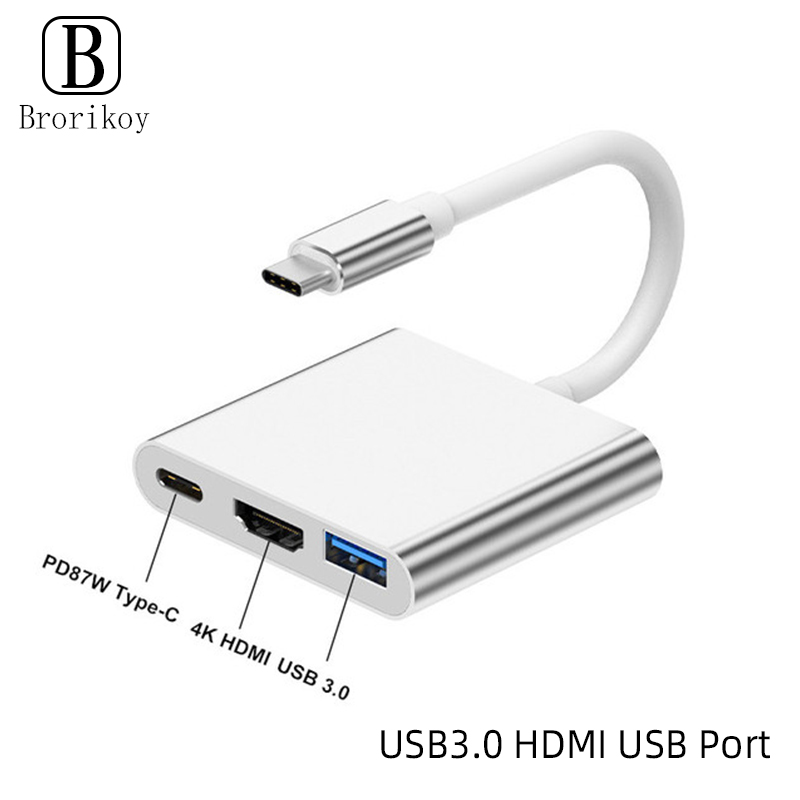 3 ใน 1 ยูเอสบี ประเภท ซี ฮับ ถ - Tablet Accessories For Samsung บทวิจารณ์และราคา