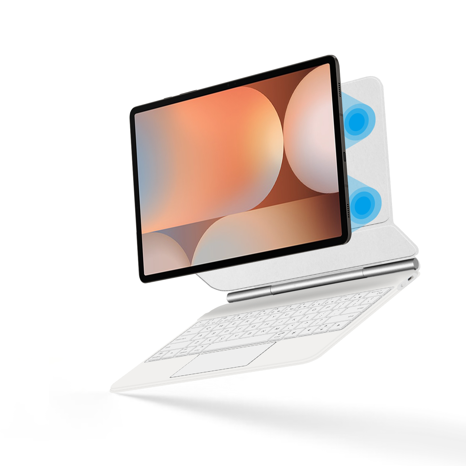 เมจิกคีย์บอร์ดสำหรับซัมซุงกาแล - Tablet Accessories For Samsung บทวิจารณ์และราคา