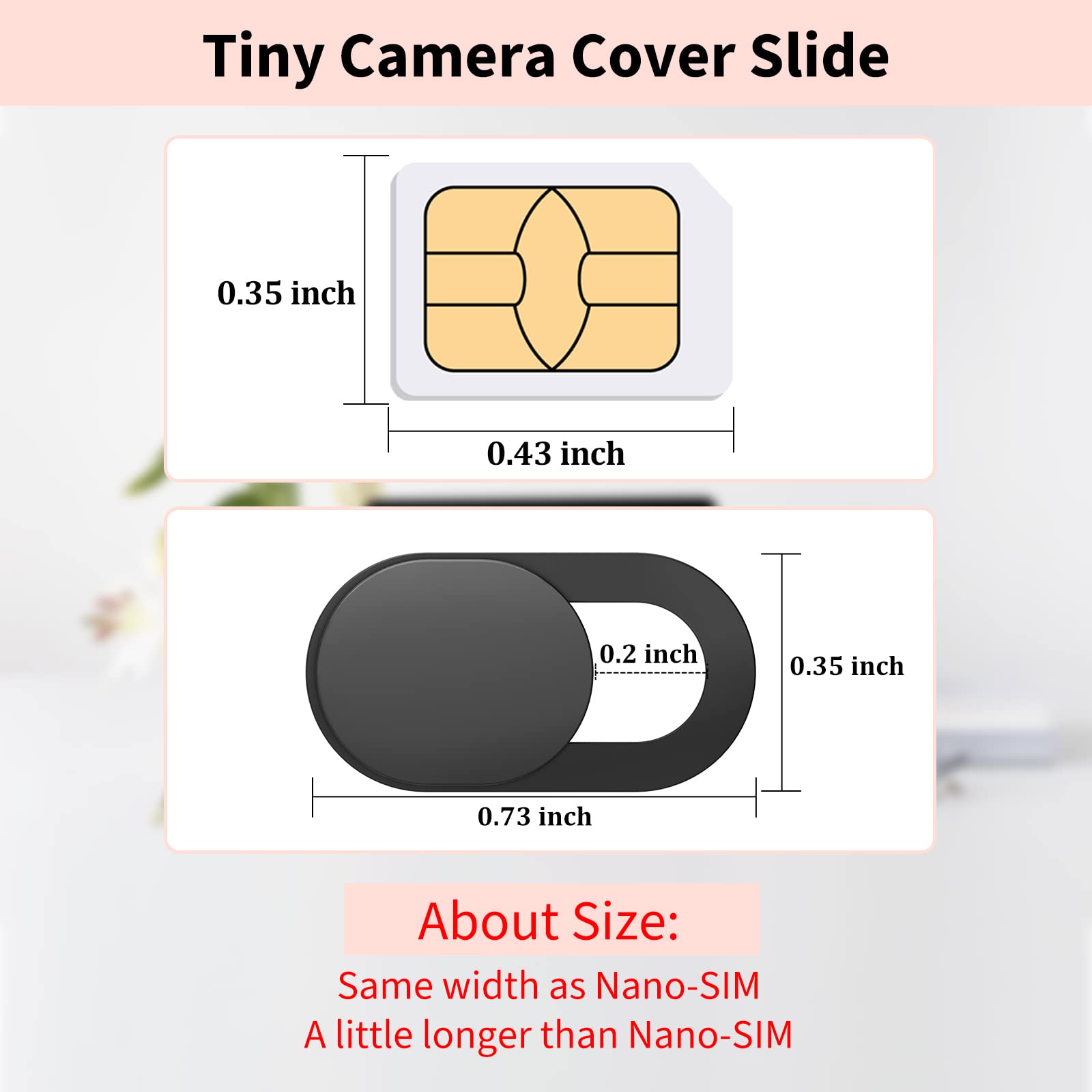 สไลด์ฝาครอบเว็บแคมบางเฉียบสําห - Tablet Cover Accessories บทวิจารณ์และราคา