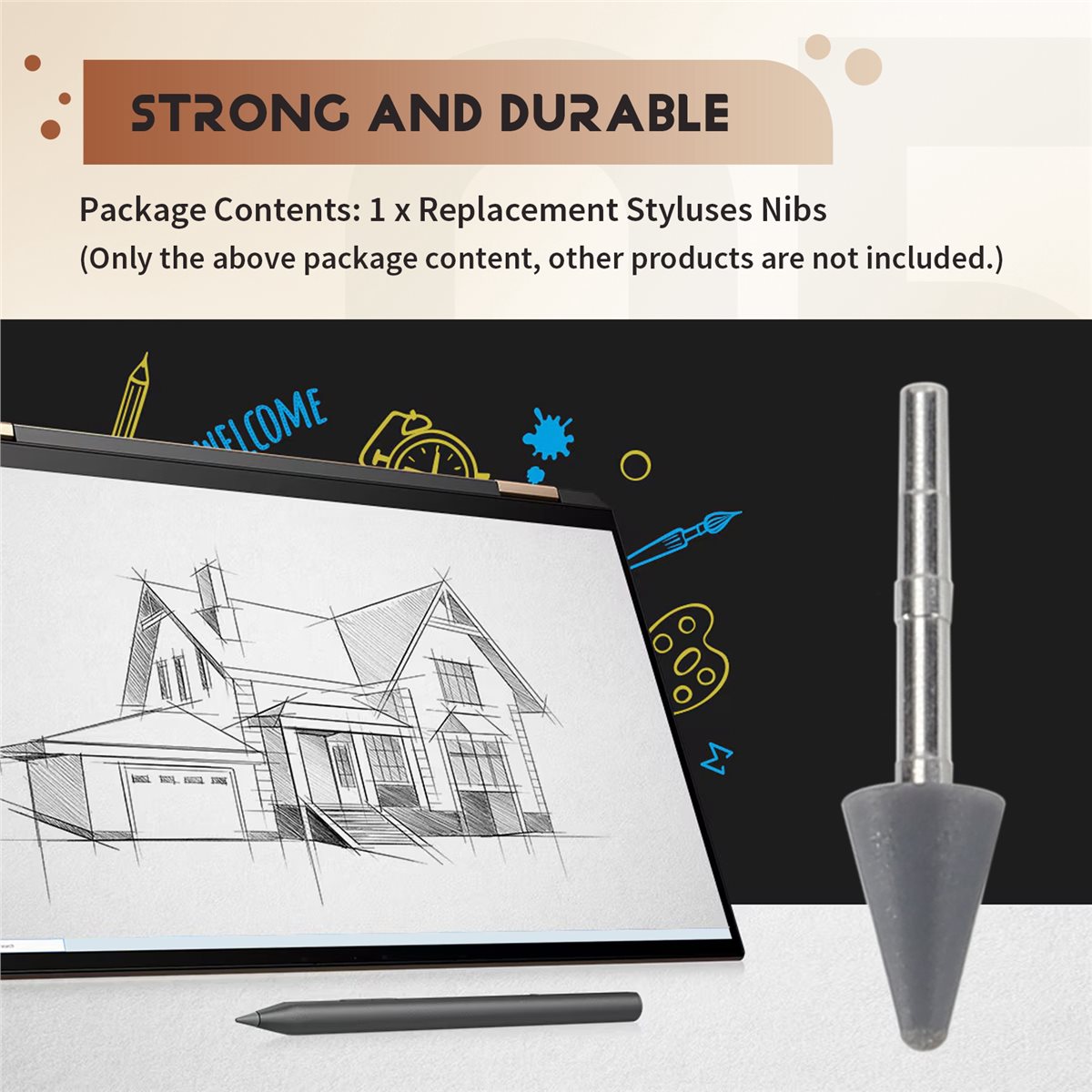 หัวปากกาสไตลัสแบบเปลี่ยนได้สำห - Stylus Replacement Tip บทวิจารณ์และราคา