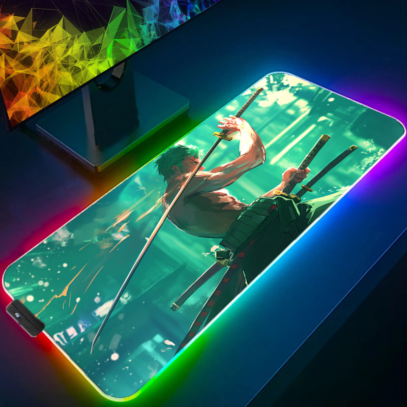 ONE PIECE Zoro Mouse Pad RGB อ - Rugged Tablet Accessories บทวิจารณ์และราคา