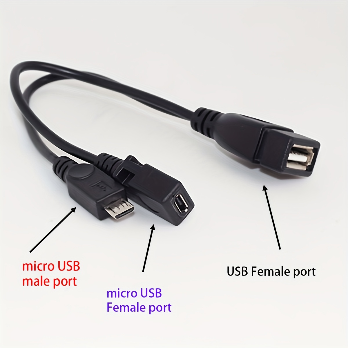 2-in-1 OTG USB to Micro USB Sp - Tablet Tech Accessories บทวิจารณ์และราคา