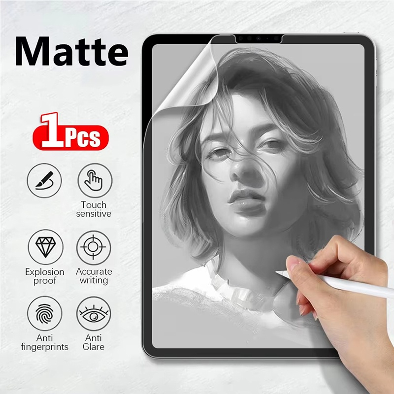 ฟิล์มกันรอยหน้าจอแบบกระดาษ  สำ - Paper Feel Screen Film บทวิจารณ์และราคา